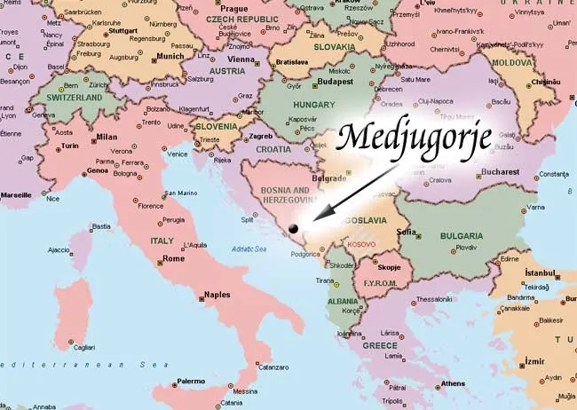 Gdzie dokładnie leży Medjugorie? Sprawdź, w jakim kraju się znajduje!